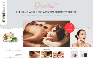 Divita - Elegant Wellness & Spa Shopify Theme