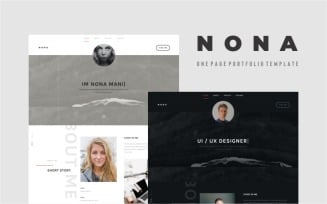 Nona - Personal Portfolio Landing Page Template