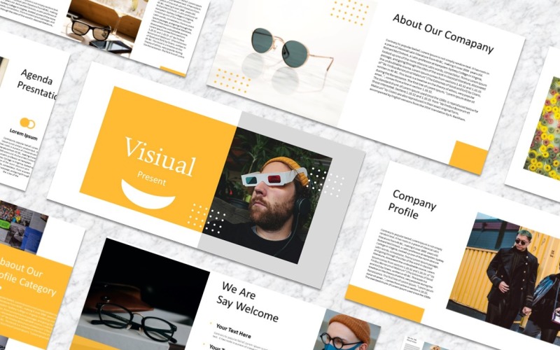 Visual PowerPoint template PowerPoint Template
