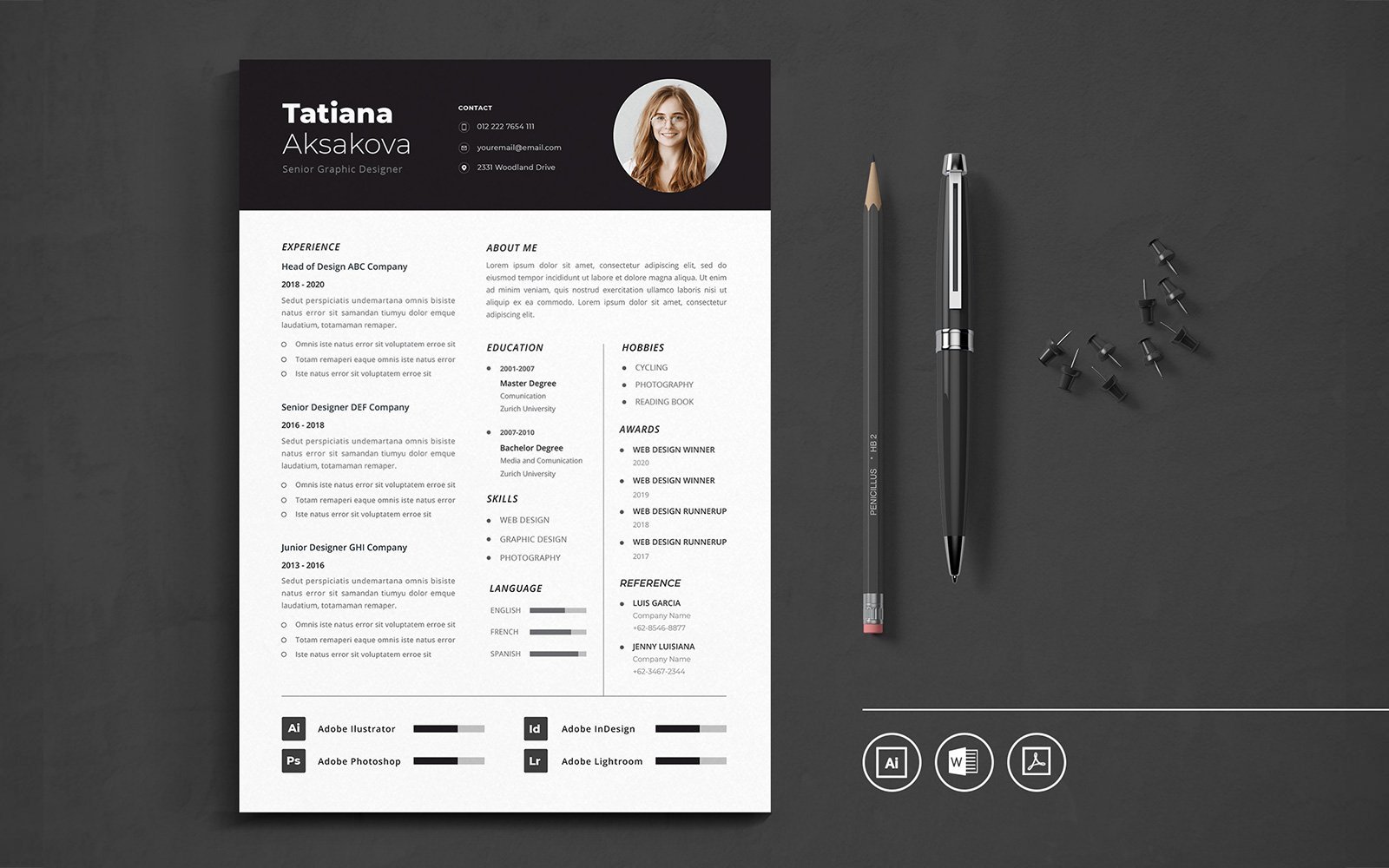 Kit Graphique #142986 Resume Cv Divers Modles Web - Logo template Preview