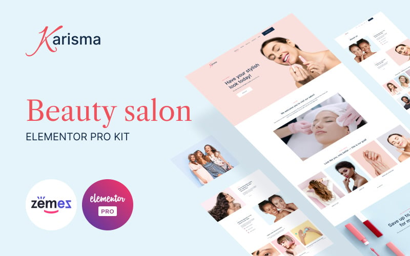 Beauty Salon - Karisma Elementor Kit
