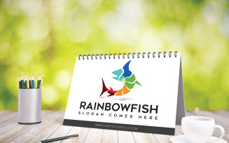 Rainbowfish Logo Template