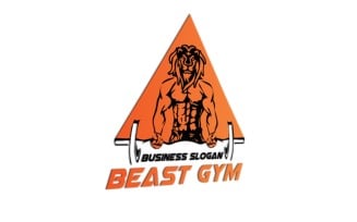Beast Loin Gym Logo Template