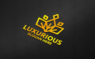 Crown Luxurious Royal 61 Logo Template