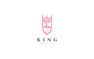 King Logo Template suitable for luxury brand