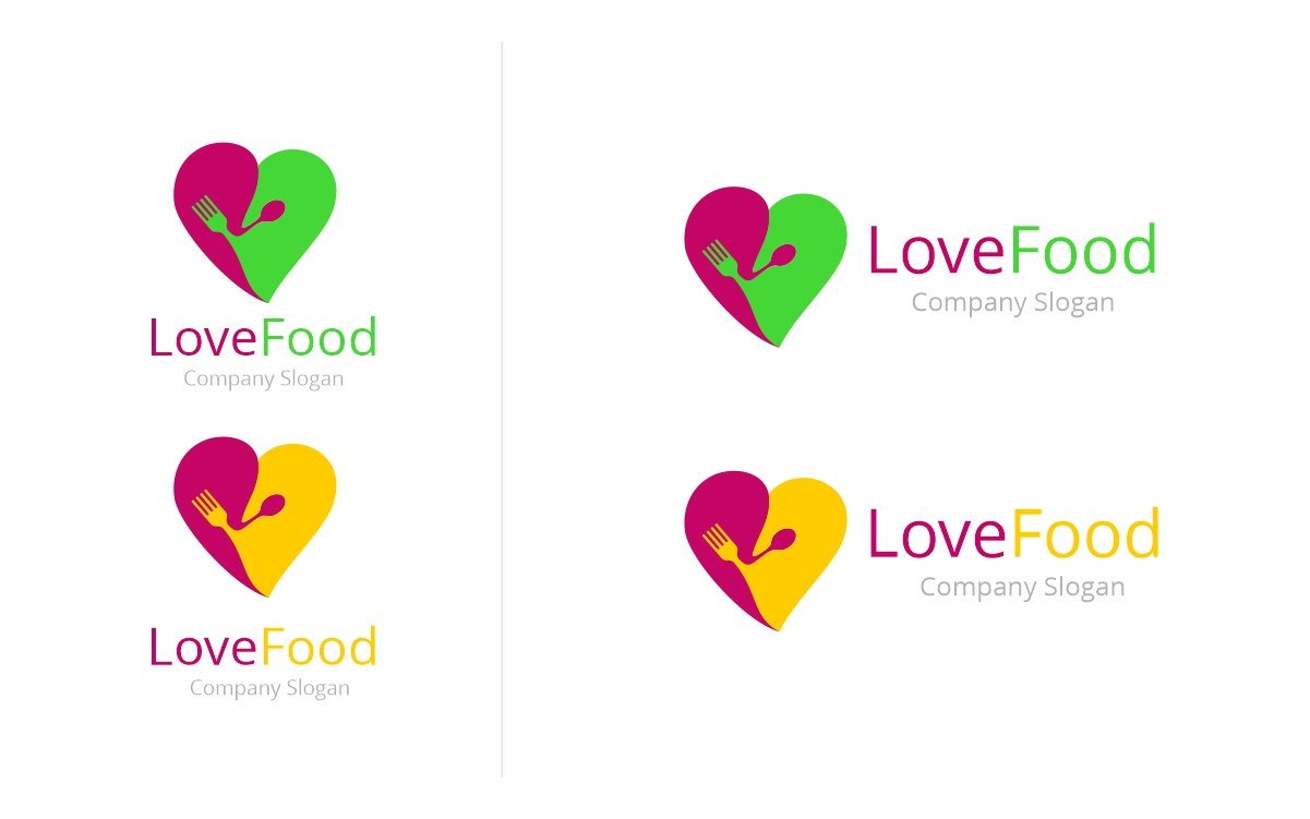 Kit Graphique #143220 Love Alimentation Divers Modles Web - Logo template Preview
