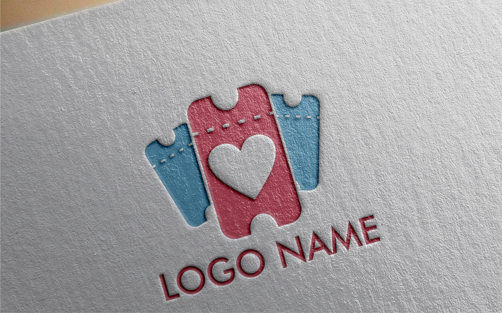 Template #143242 Love Heart Webdesign Template - Logo template Preview