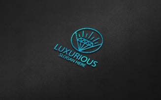 Diamond Luxurious Royal 69 Logo Template