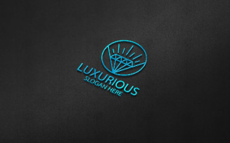 Diamond Luxurious Royal 69 Logo Template