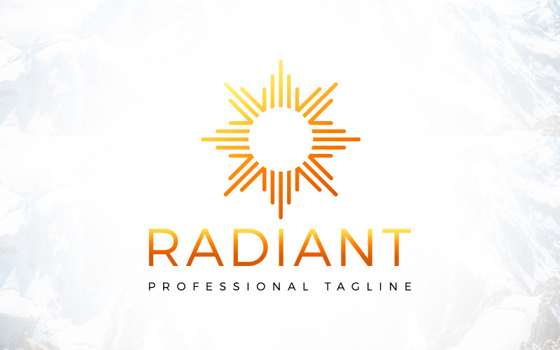 Radiant Energy Logo Design Logo Template