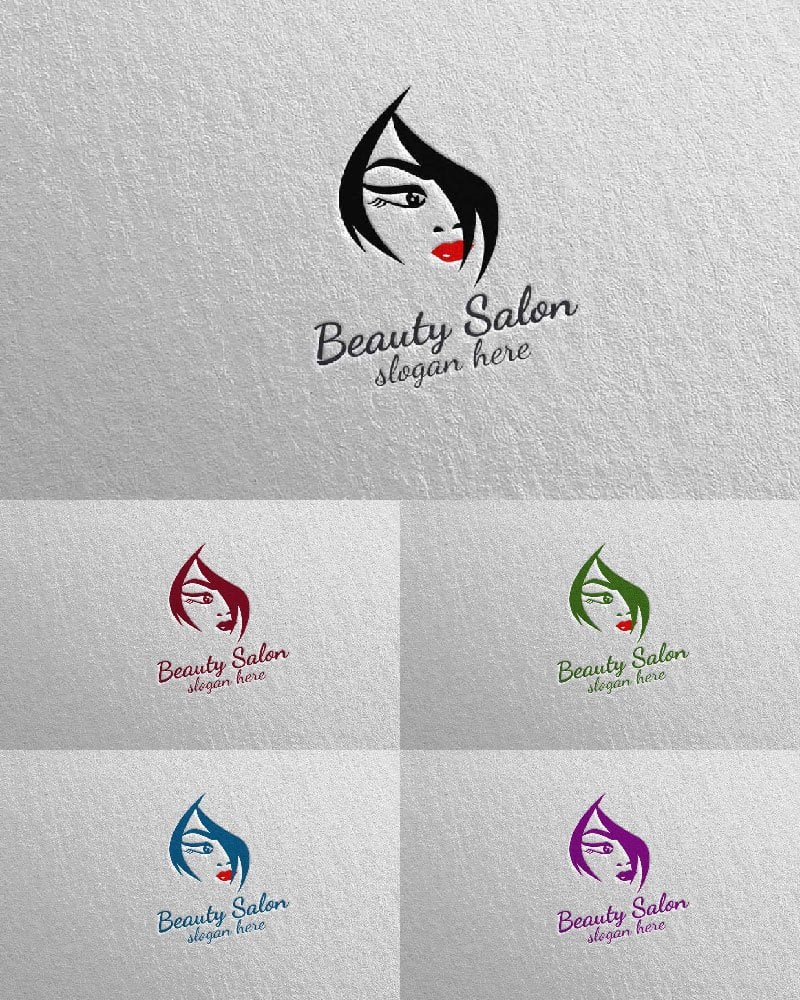 Template #143310 Salon Makeup Webdesign Template - Logo template Preview