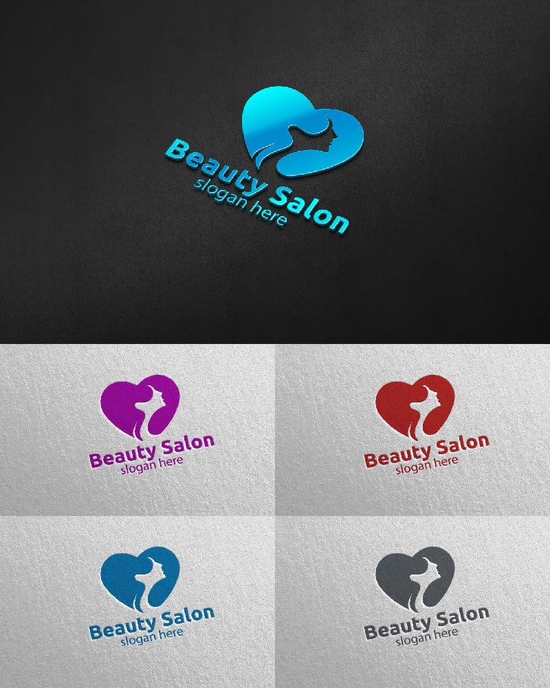 Template #143352 Salon Makeup Webdesign Template - Logo template Preview