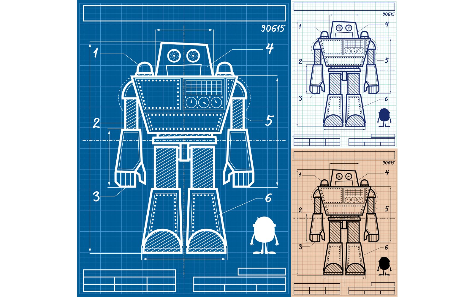 Kit Graphique #143556 Robot Giant Divers Modles Web - Logo template Preview