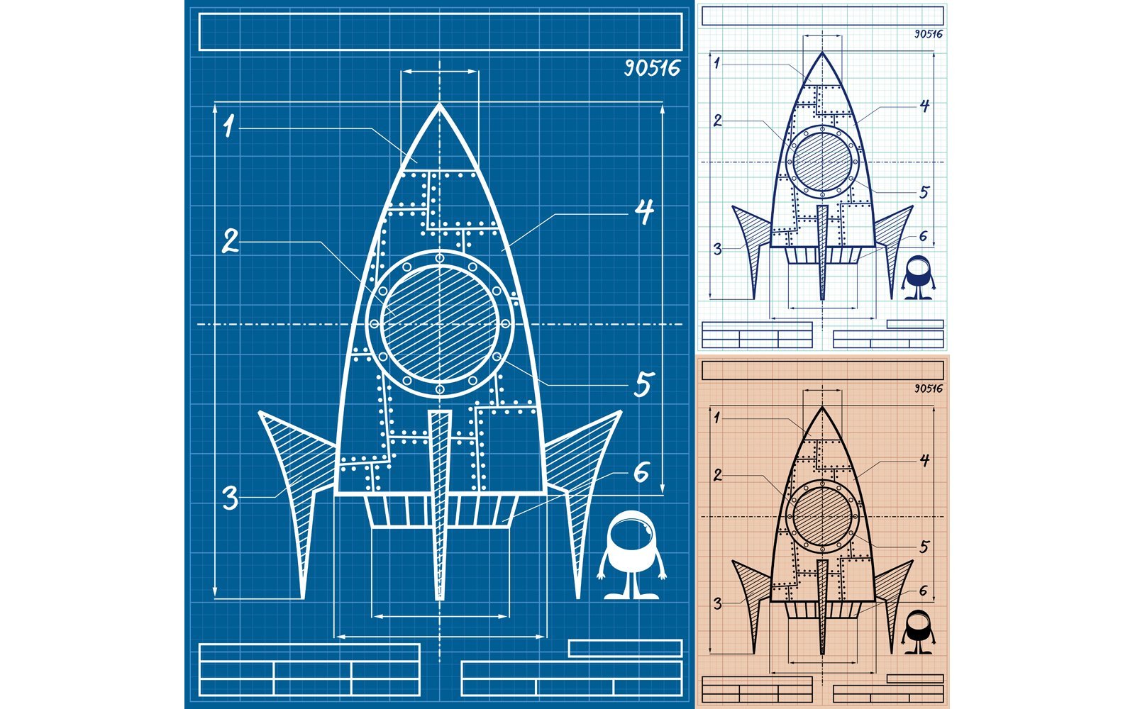 Kit Graphique #143557 Rocket Ship Divers Modles Web - Logo template Preview