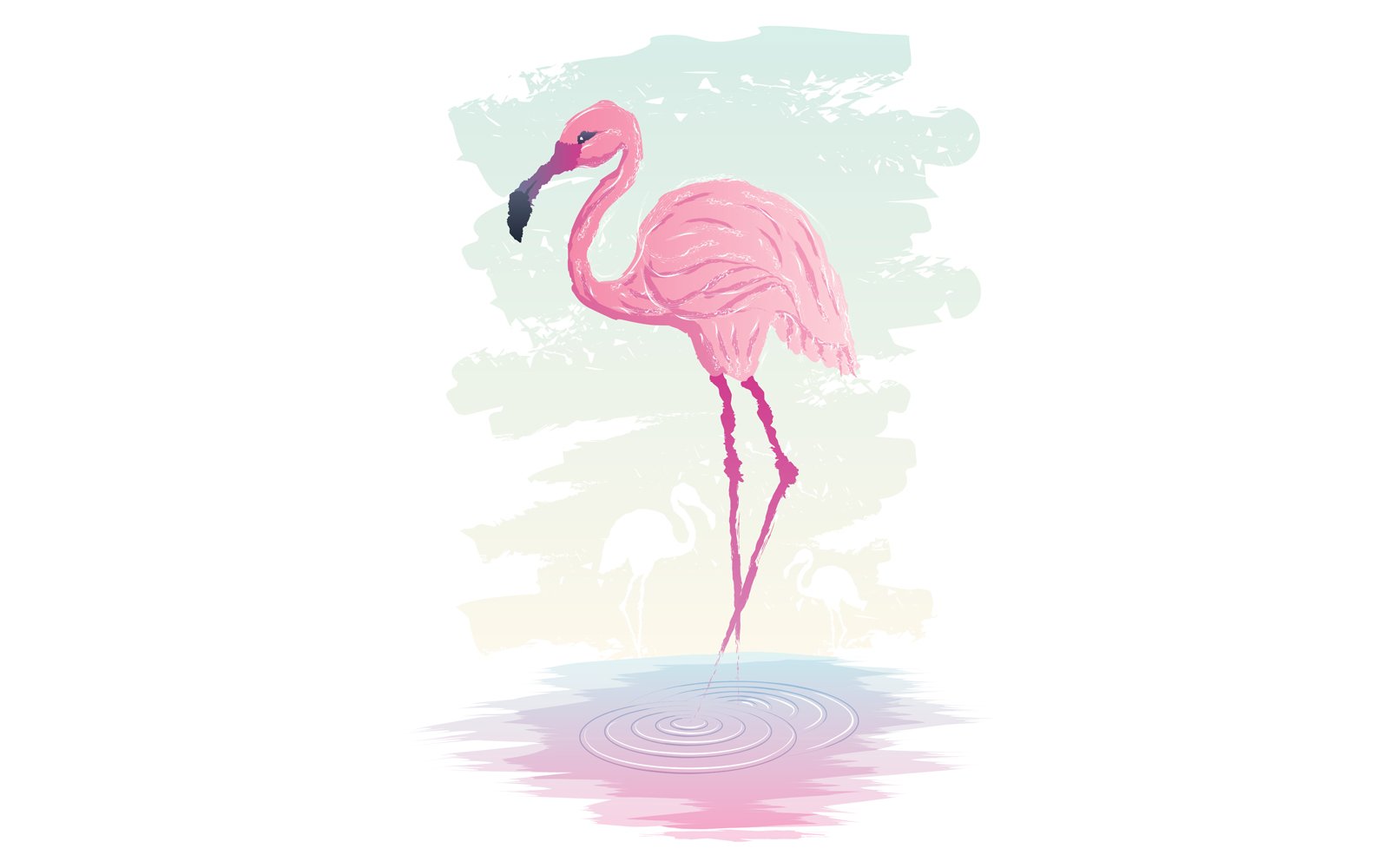 Kit Graphique #143627 Flamingo Oiseau Divers Modles Web - Logo template Preview