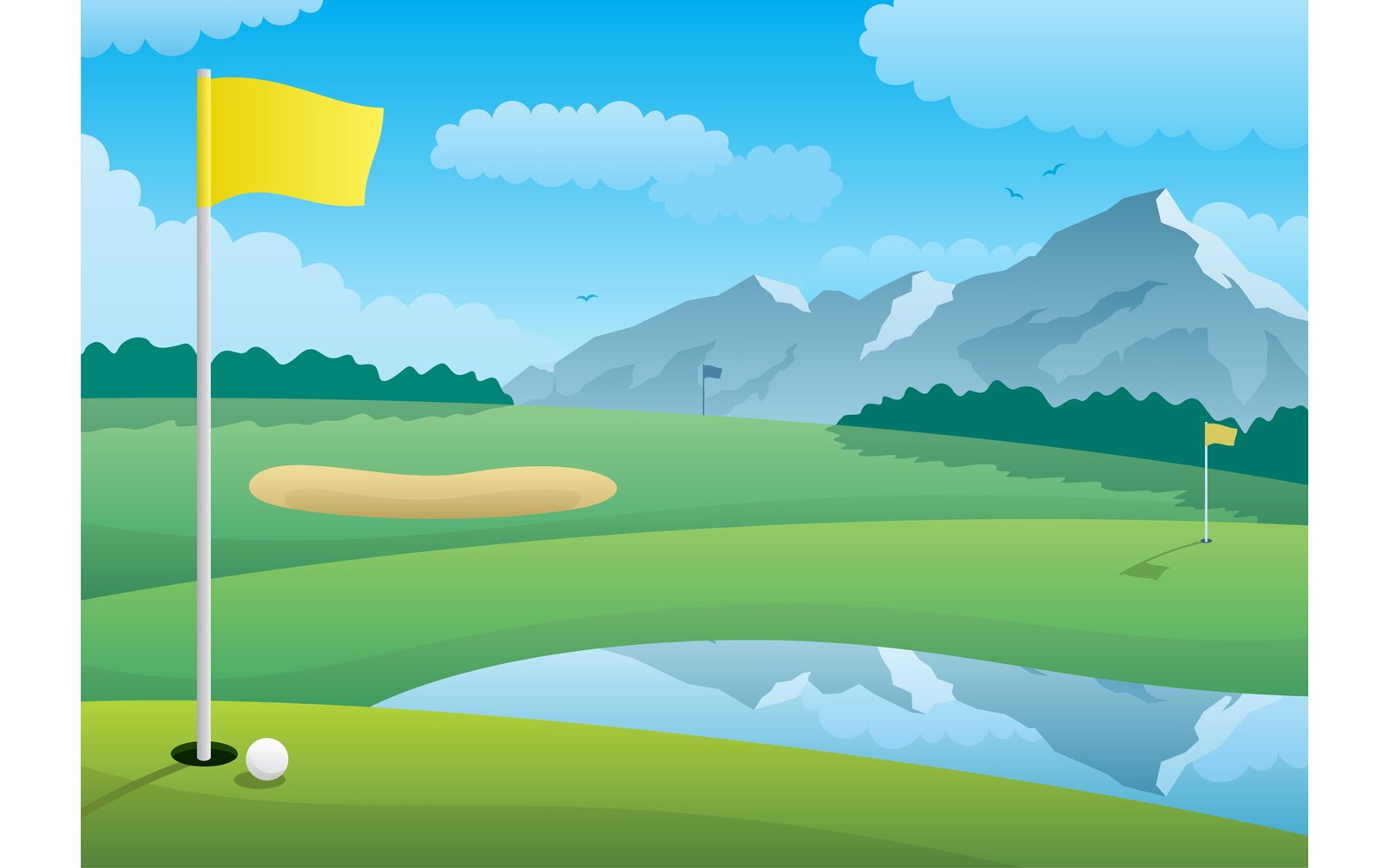 Kit Graphique #143660 Golf Cours Divers Modles Web - Logo template Preview