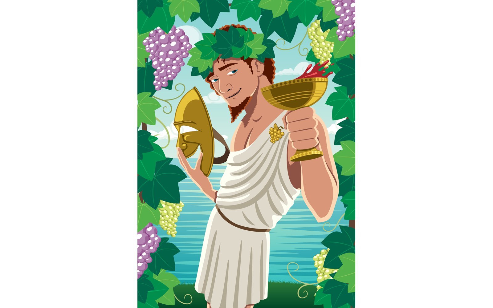 Kit Graphique #143697 Dionysus Bacchus Divers Modles Web - Logo template Preview