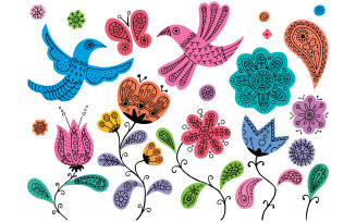 Floral Doodles - Illustration