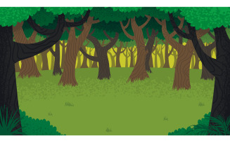 Forest Landscape - Illustration