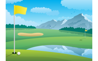 Golf Course - Illustration