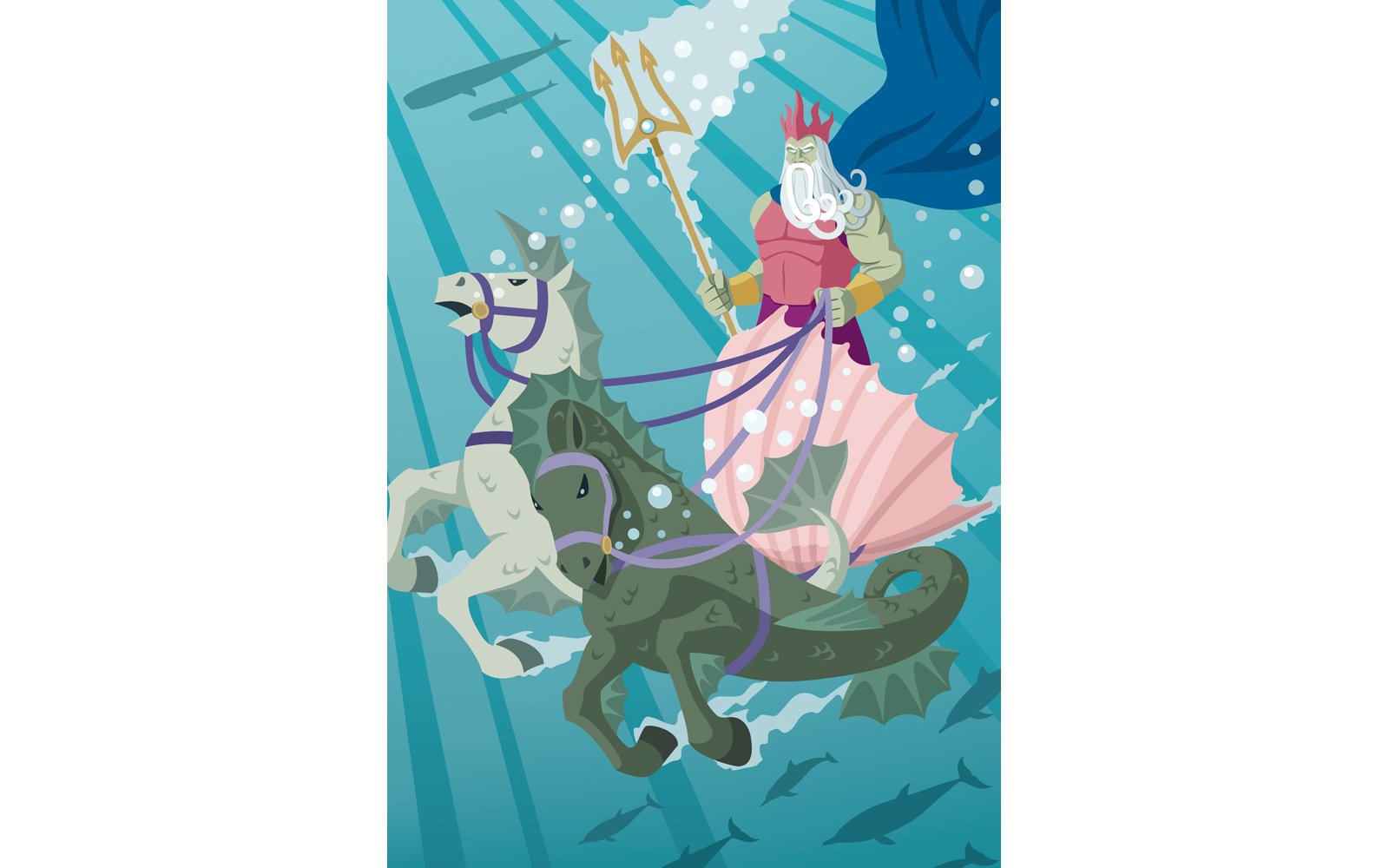 Kit Graphique #143728 Poseidon Neptune Divers Modles Web - Logo template Preview
