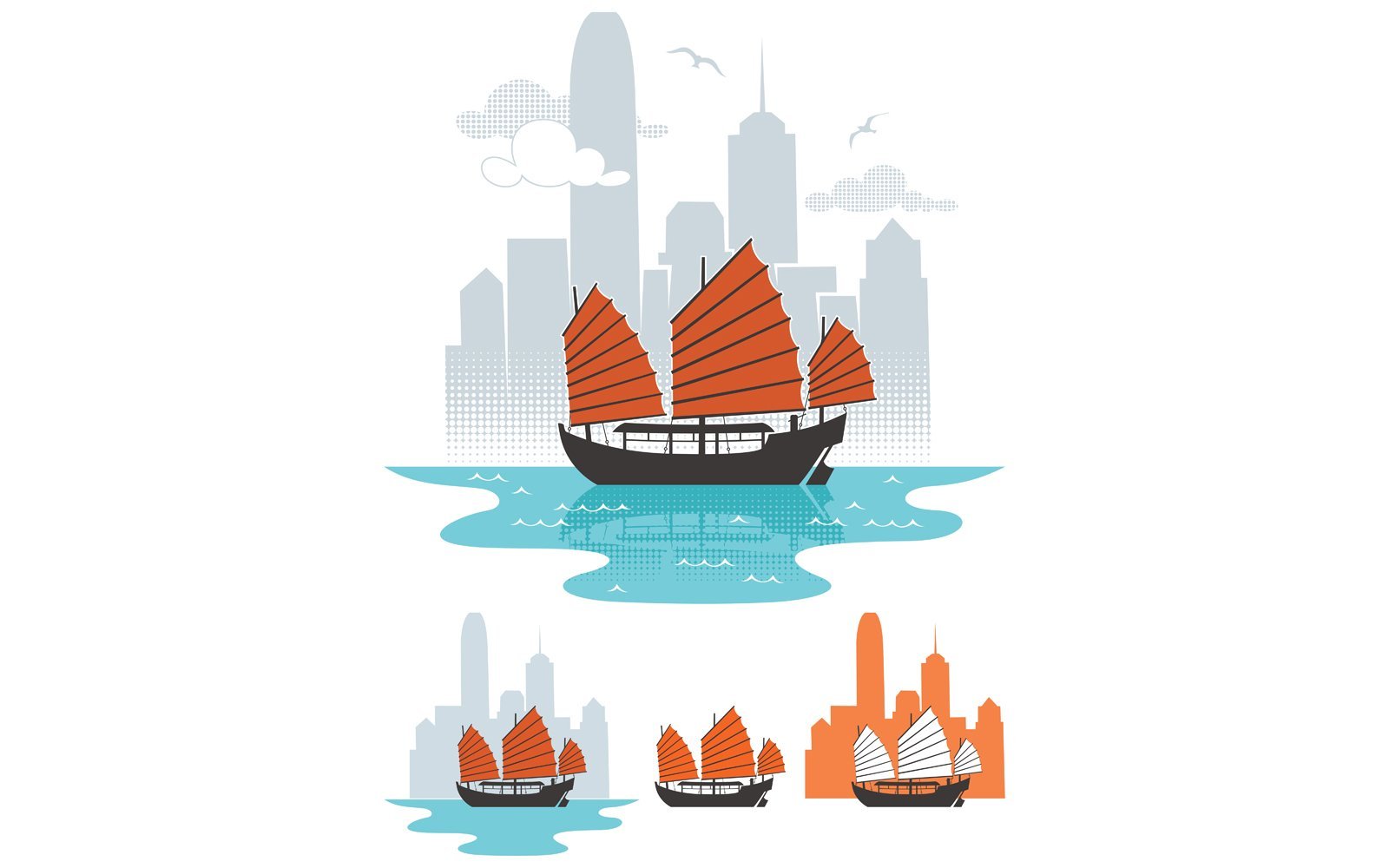 Kit Graphique #143757 Hong Kong Divers Modles Web - Logo template Preview