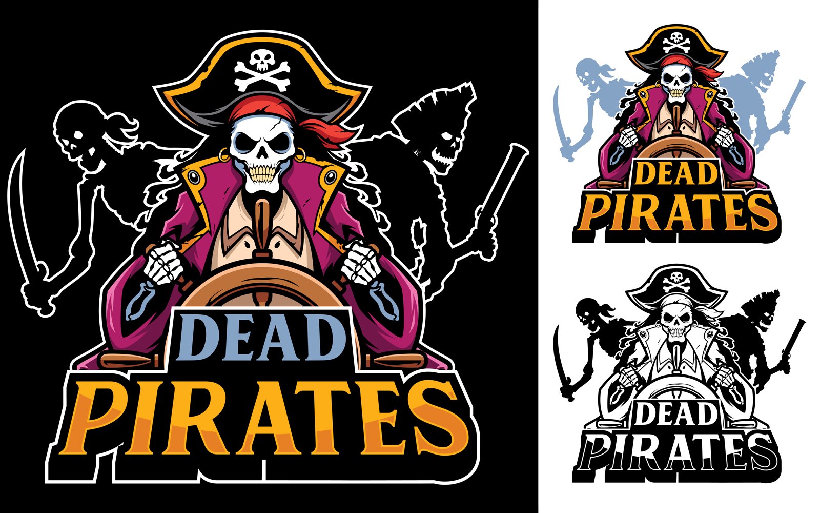 Kit Graphique #143790 Pirate Pirates Divers Modles Web - Logo template Preview