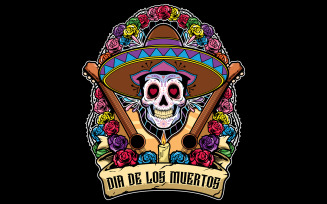Day of the Dead Mascot - Illustration