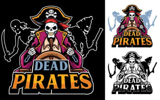 Dead Pirates Mascot 2 - Illustration