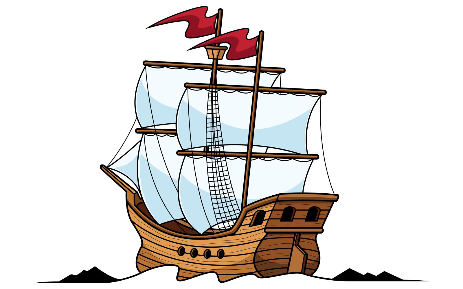 Kit Graphique #143837 Caravel Galleon Divers Modles Web - Logo template Preview
