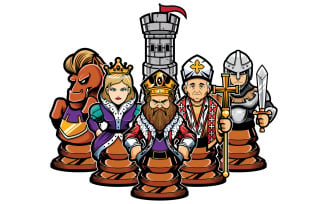 Chess Team - Illustration