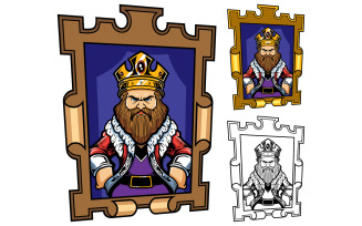 King Portrait - Illustration