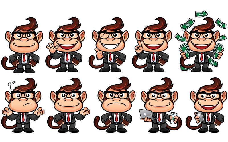 Monkey Business Set - Illustration
