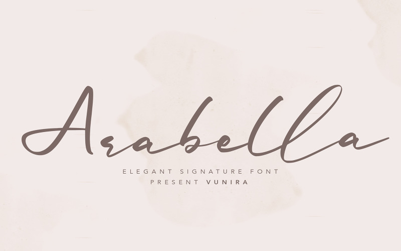 Arabella | Elegant Signature Font