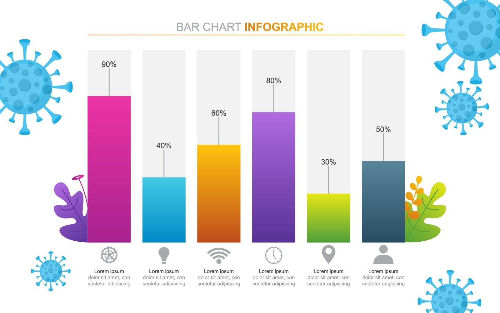 Kit Graphique #144404 Graph Chart Divers Modles Web - Logo template Preview