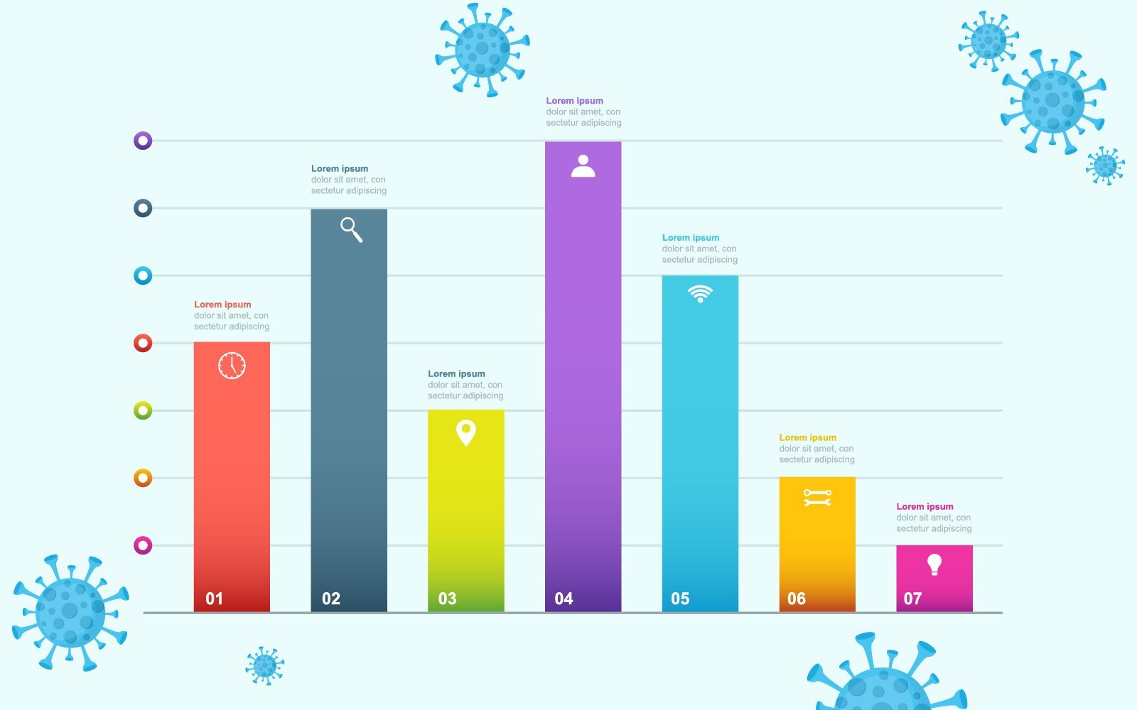 Template #144407 Chart Fluctuation Webdesign Template - Logo template Preview