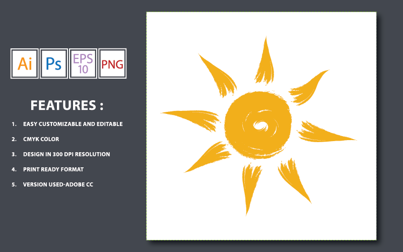 Kit Graphique #144990 Illustration Sunlight Divers Modles Web - Logo template Preview