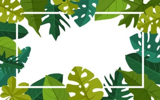 Rectangle Leaf Border - Illustration