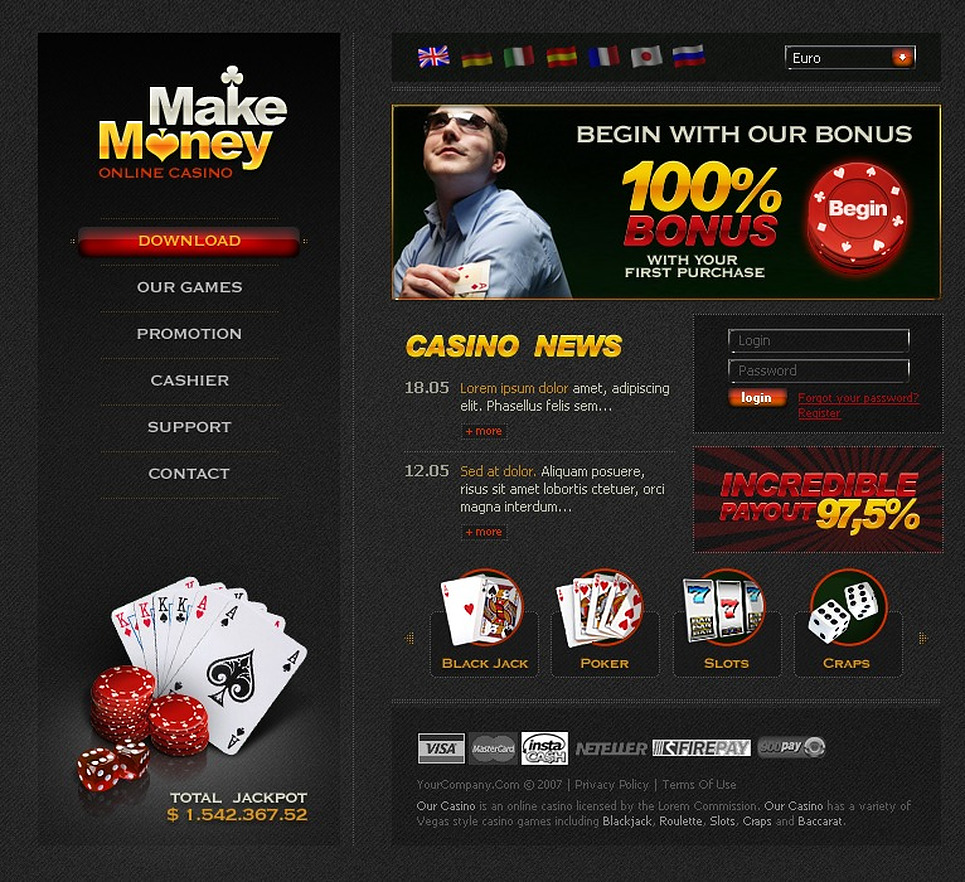 онлайн казино на php