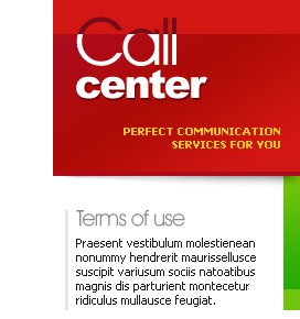 Call Center Website Template #14544 by WT Website Templates