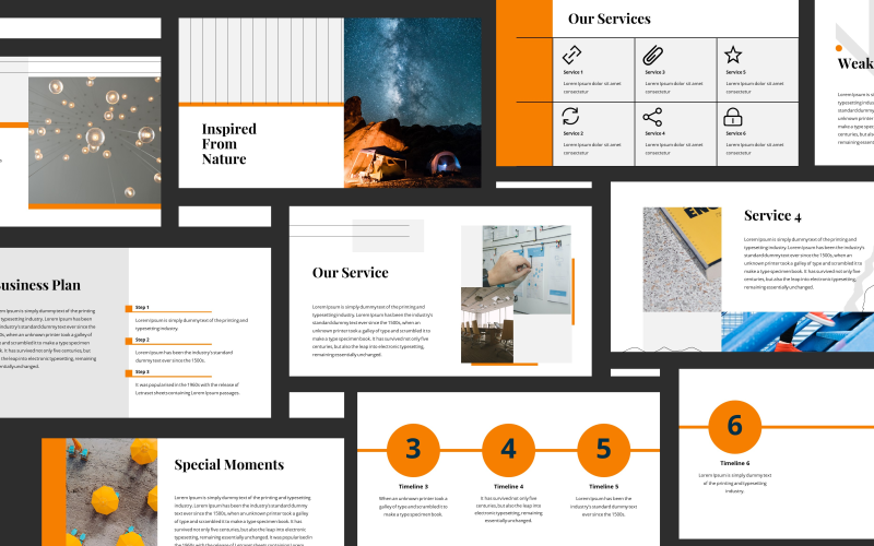 Rizette Modern Presentation PowerPoint template