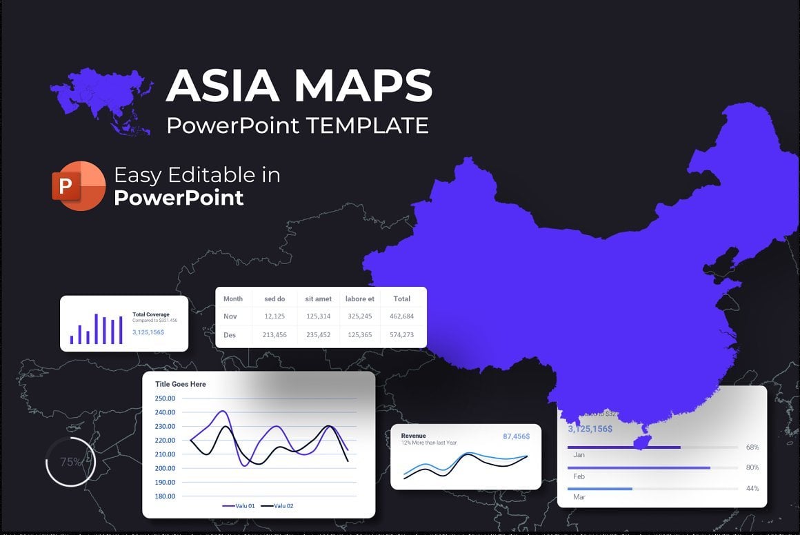 Kit Graphique #145112 Maps Asia Divers Modles Web - Logo template Preview