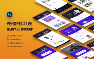 Perspective Web Page product mockup