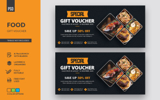 Food Gift Voucher - Corporate Identity Template