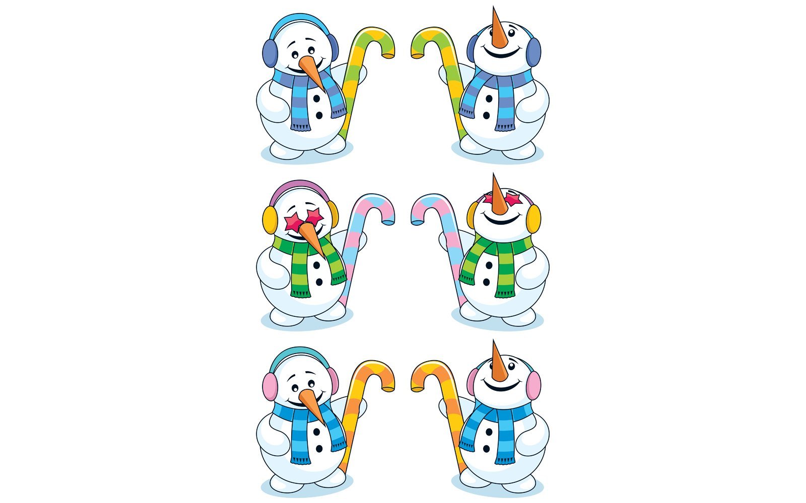 Kit Graphique #145383 Snowman Dessin-anim Divers Modles Web - Logo template Preview