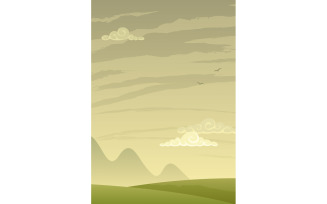 Landscape Background Vertical - Illustration