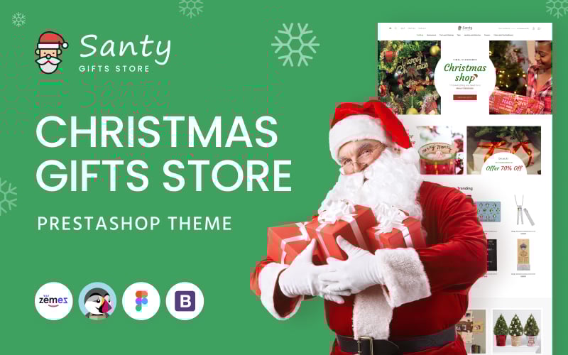 Responsive Santy - Christmas Gifts Store Prestashop #145325