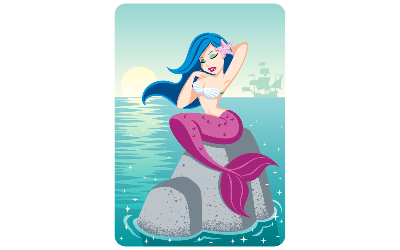 Kit Graphique #145409 Mermaid Siren Divers Modles Web - Logo template Preview