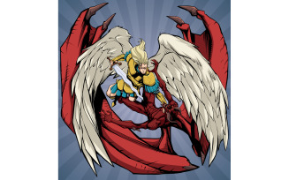 Angel versus Devil - Illustration