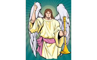 Archangel Gabriel - Illustration